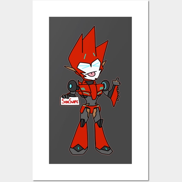 Naughty Sideswipe Wall Art by PurrV